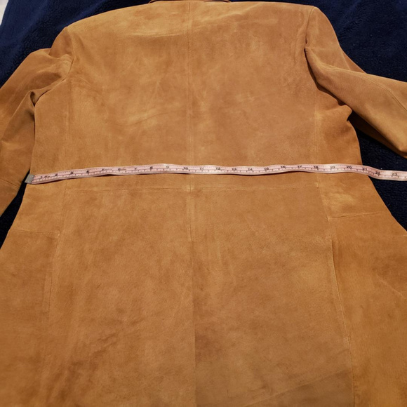 Paul Fredrick Tan Suede Leather Jacket - Picture 5 of 7